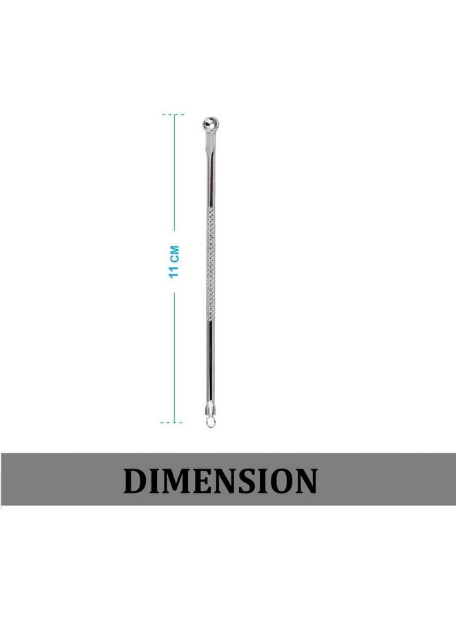 INSIME Nose Blackhead remover tool Comedone extractor Acne removal tool | Pimple remover tool for popping White head remover tool | Nose Whitehead Black head remover on face - Image 2
