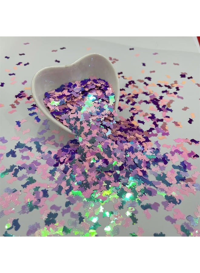 PrettyG 10 Grams/Pack - Pearl Iridescent Mixes Dinosaur Shape Glitter Sequins - Festival Rave Beauty Makeup Face Body Nail Craft Art Decoration - Image 3