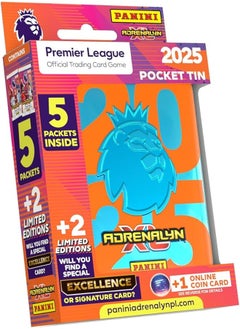 Panini Panini Premier League 2024/25 Adrenalyn XL Collectible Cards - 43 Trading Cards - Includes 2 Limited Edition Cards & 1 Online Coin Card 