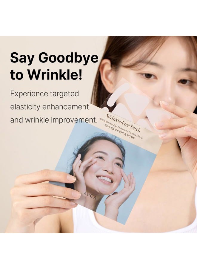 Avca Wrinkle Repair Patches for Frown Lines Forehead Lines and Smile-Line Patches - Korean Skin Care, The Anti Wrinkle Patch Non invasive Wrinkle Smoothers for Face Wrinkles 55p - Image 2