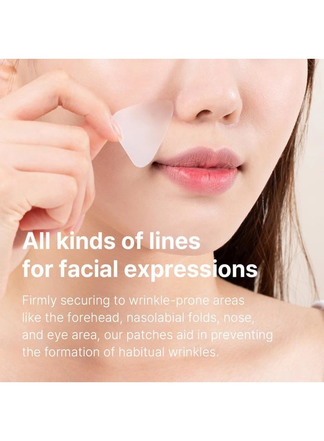 Avca Wrinkle Repair Patches for Frown Lines Forehead Lines and Smile-Line Patches - Korean Skin Care, The Anti Wrinkle Patch Non invasive Wrinkle Smoothers for Face Wrinkles 55p - Image 4