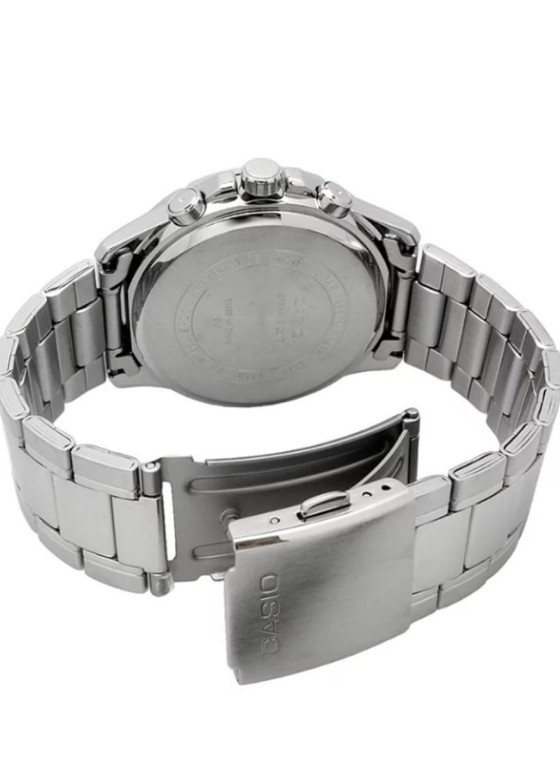 كاسيو ساعة كاسيو للرجال بتصميم عصري موديل MTP-1374D-5A2V - Image 3