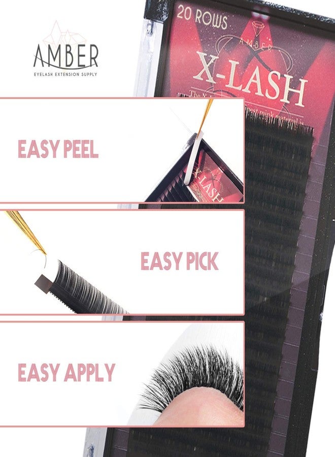 Amber Lash X-Lash, Mink Lash for Eyelash Extension Thickness 0.20mm (14mm, L) - Image 4
