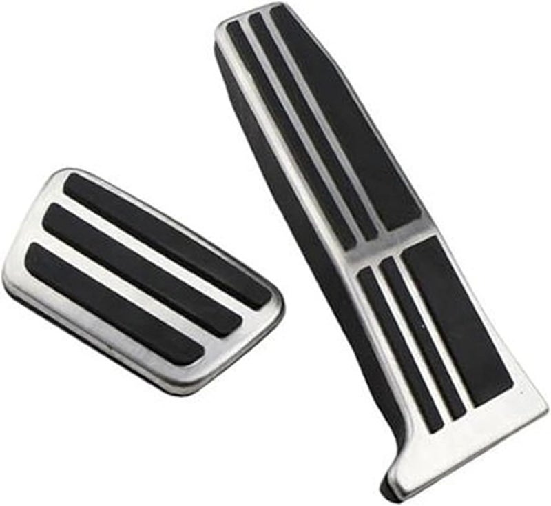 QASULER Stainless Steel Car Pedal Covers for Toyota Camry XV70 - Image 1