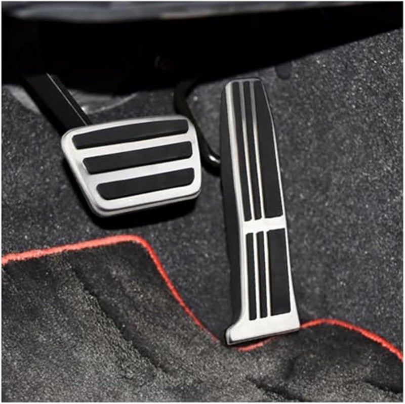 QASULER Stainless Steel Car Pedal Covers for Toyota Camry XV70 - Image 5