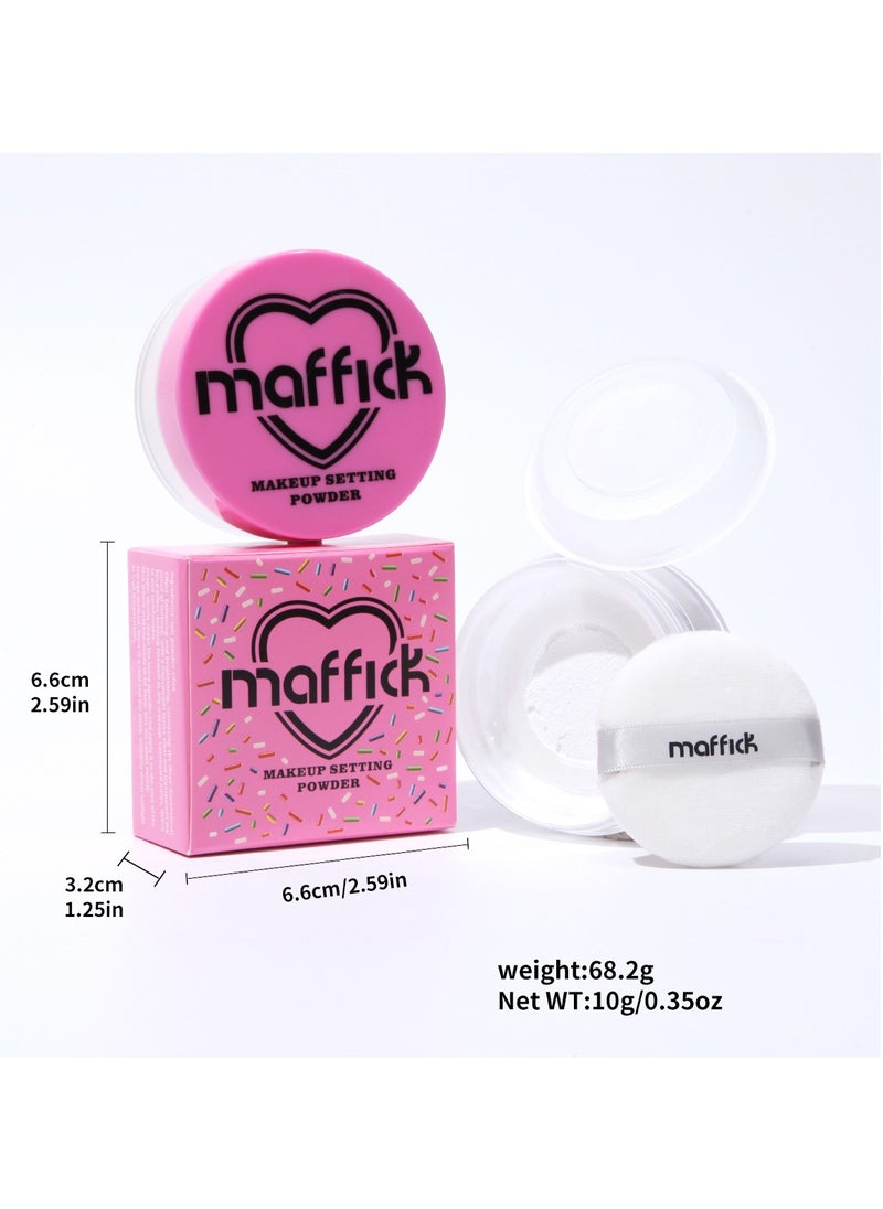 maffick - Maffick High Definition Powder - Soft Luminance, Lightweight Loose Powder for Perfect Makeup Setting - 0.35 oz - Image 1