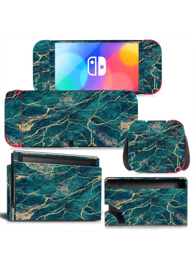 general Switch Oled Game Machine Full Body Sticker Support Mixed Batch Marble Sticker Handle Sticker-Color:TN-NSOLED-0747 - Image 5
