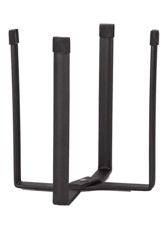 NIBEMINENT Portable Garbage Bag Rack Black 21x4x14centimeter - Image 1