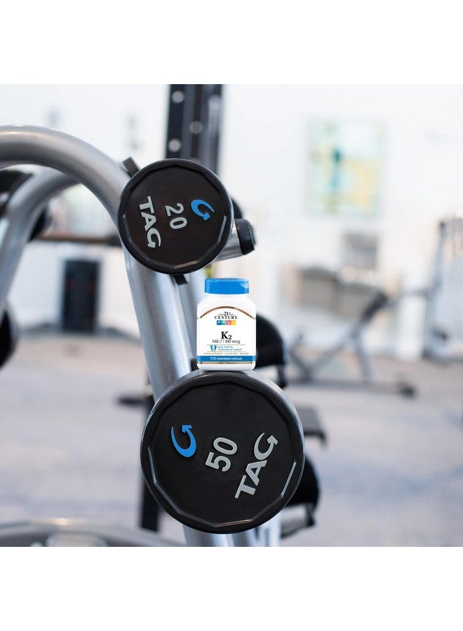 21st Century Healthcare Vitamin K2 (MK-7) 100 mg Vegetarian Capsules, 110 Count - Image 4