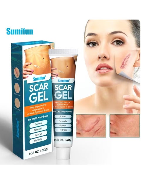 Lighten scar gel to fade scar scald