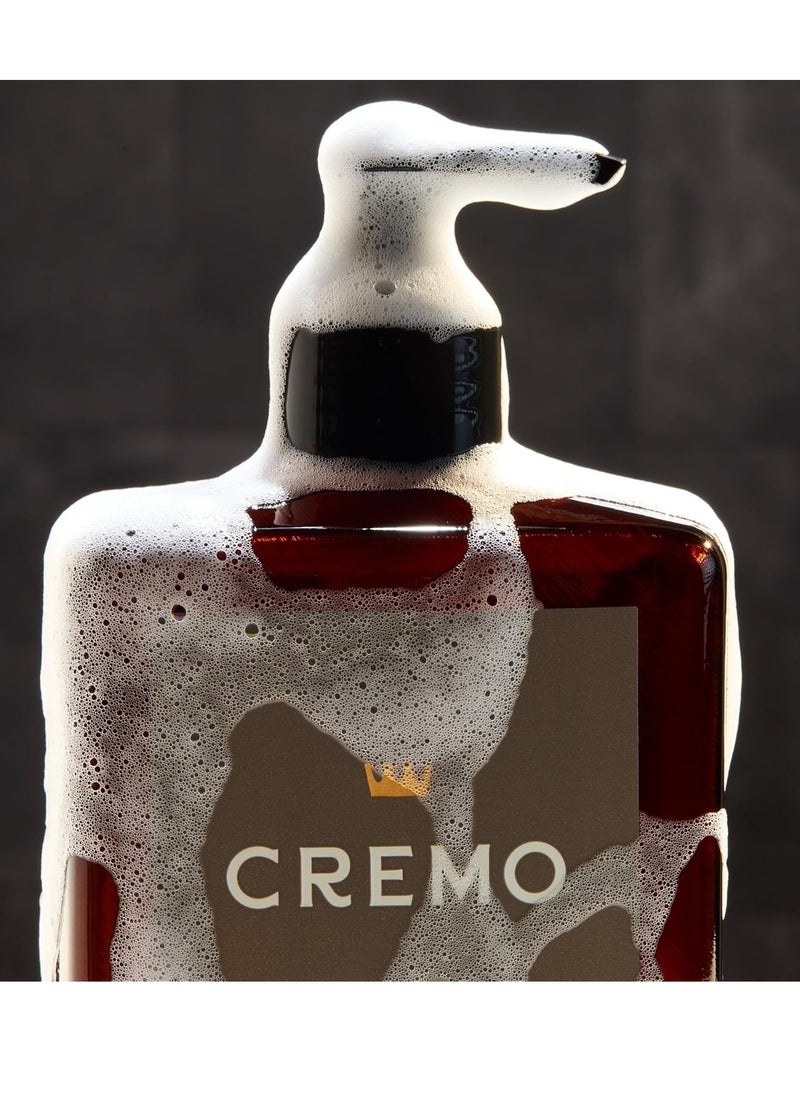 cremo Cremo Rich-Lathering Vintage Suede Body Wash for Men, A Vintage Suede with Notes of White Moss and Rich Amber, 32 Fl Oz  - Image 3