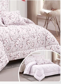 Red Rose Summer Microfiber Inflatable Nafrons Bedspread - 5 Pieces  - Image 2
