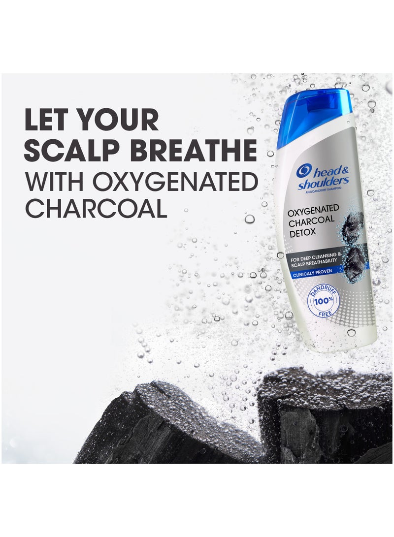 Head & Shoulders Oxygenated Charcoal Detox Anti-Dandruff Shampoo 350ml - Image 2