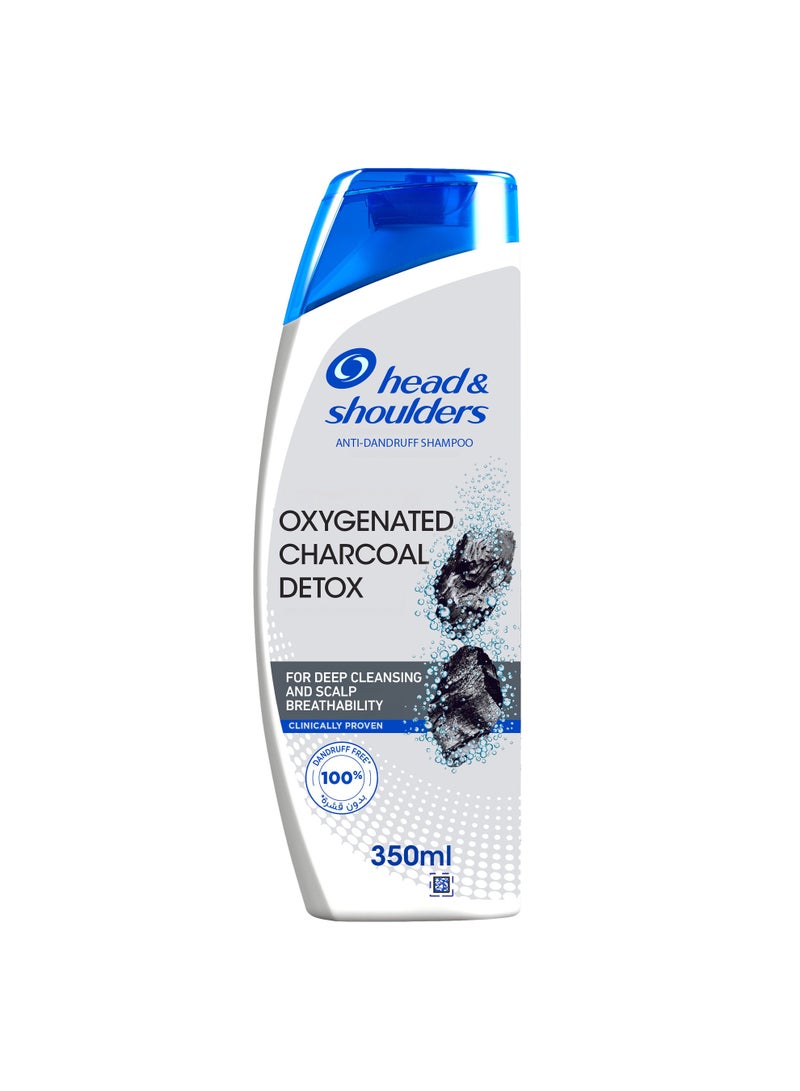 Head & Shoulders Oxygenated Charcoal Detox Anti-Dandruff Shampoo 350ml - Image 1