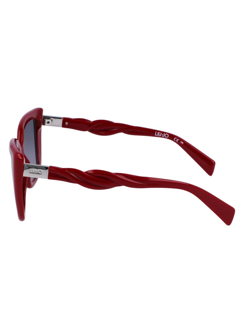 Liu Jo نظارات شمسية معدنية كاملة الإطار من ليو جو LJ789S 5219 (600) أحمر - Image 4