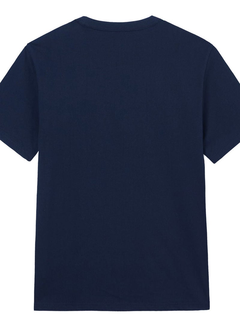 GIORDANO Men’s Slim Cotton Crew Neck Signature Print Tee - Image 3