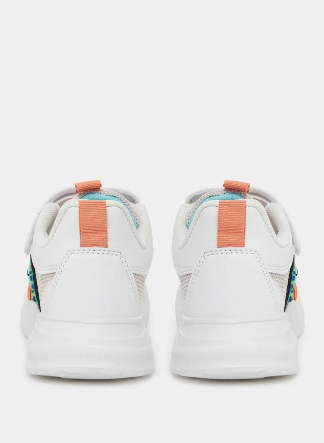 Styli Styli Boys Dino Accent Hook And Loop Sneakers
