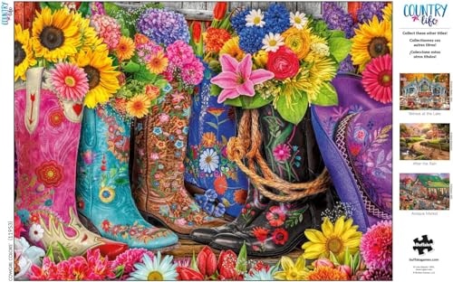 Buffalo Games - Lars Stewart - Cowgirl Colors - 1000 Piece Jigsaw Puzzle For Adults -Challenging Puzzle Perfect for Game Nights - Finished Size is 26.75 x 19.75 - Image 5