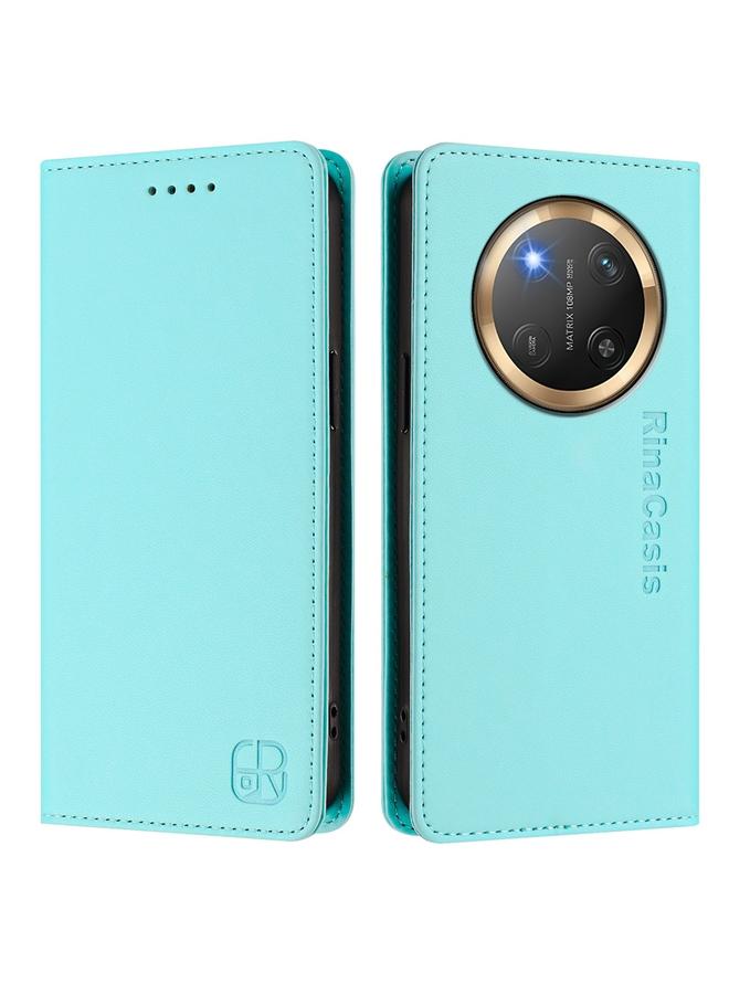 اس-توب جراب هاتف Honor X9c Global RC01 المصنوع من الجلد ثنائي الطي مع خاصية الشفط المغناطيسي بتقنية RFID - Image 2