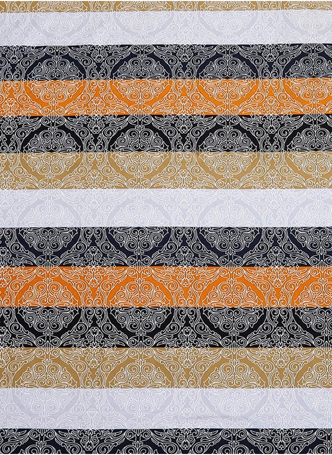 Status Contract Spring Summer Collection- Cotton Feel Double Bedsheet with 2 Pillow Covers for Bed Room, Home, Hotel-120 GSM, Stripped, 210 X 230 Cm  - Image 4