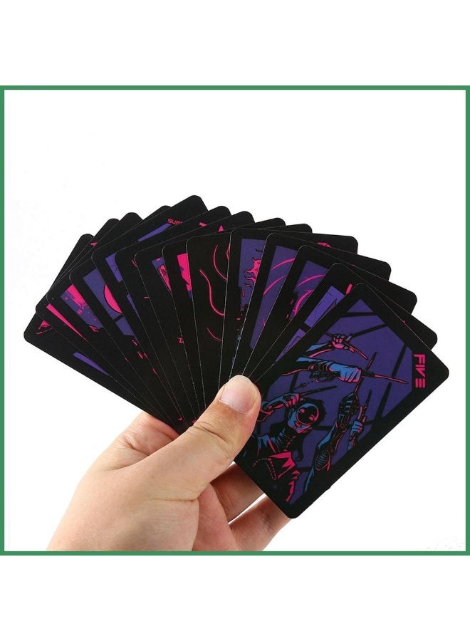 NIBEMINENT Neon Moon Tarot Card English Version - Pre-installed Tarot Card Set - Suitable for beginners and professionals as a divination card set - Scenario game - 10x6x4 cm specification - Image 4