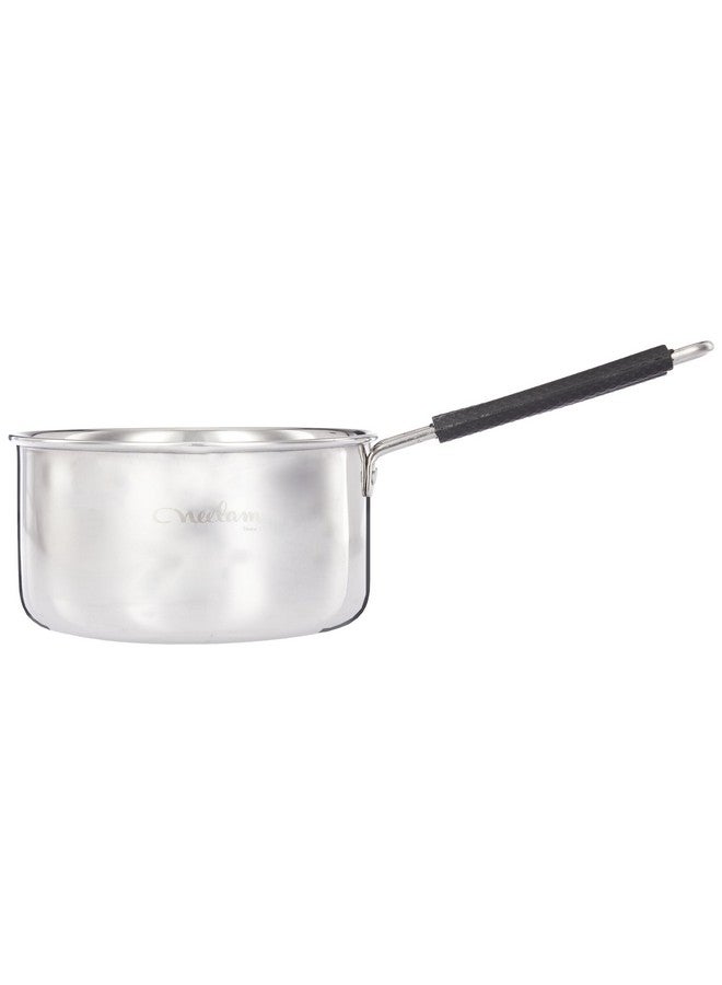 Neelam Neelam Premium Stainless Steel Saucepan with Heat-Resistant Wire Handle, 2000 ml, 22 Gauge, Durable & Easy to Clean, Perfect for Cooking Sauces, Soups, and Stews; 1 Piece - Image 2
