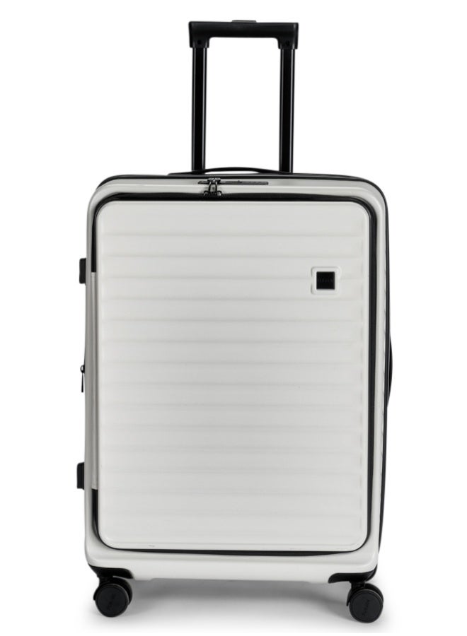 ليمرا طقم شنط سفر مكون من 3 حقائب أمتعة مصنوع من مادة بولي كربونات لون أبيض مقاس 28"/24"/20" بوصة - Image 2