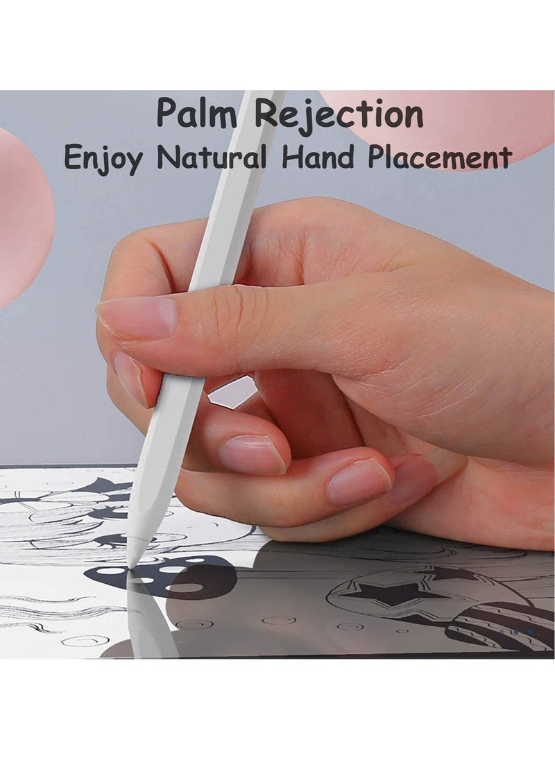 قلم ستايلس لجهاز آبل آيباد برو قلم الجيل الخامس 12.9/11 2021، آيباد الجيل 10/9/8/7/6، آيباد إير الجيل 5/4/3، آيباد برو الجيل 6/5/4/3، آيباد ميني 6/5 متوافق 2018-2022 مع آبل آيباد - Image 5