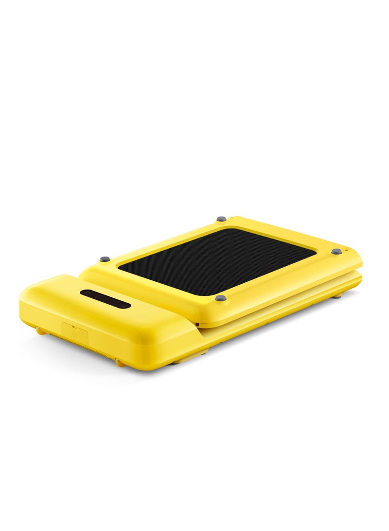 Kingsmith WPS1F WalkingPad C2 | Patented "folding" technology | up to 6 km/h speed range | 25Kg light and flexible | Overload protection | Brushless 1HP DC Motor | upto 100Kg weight capacity | with remote control | Yellow - Image 2