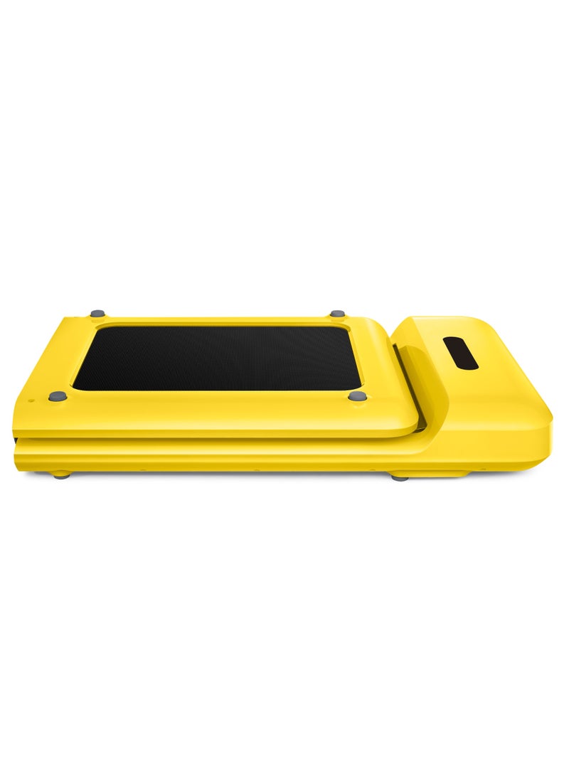 Kingsmith WPS1F WalkingPad C2 | Patented "folding" technology | up to 6 km/h speed range | 25Kg light and flexible | Overload protection | Brushless 1HP DC Motor | upto 100Kg weight capacity | with remote control | Yellow - Image 3