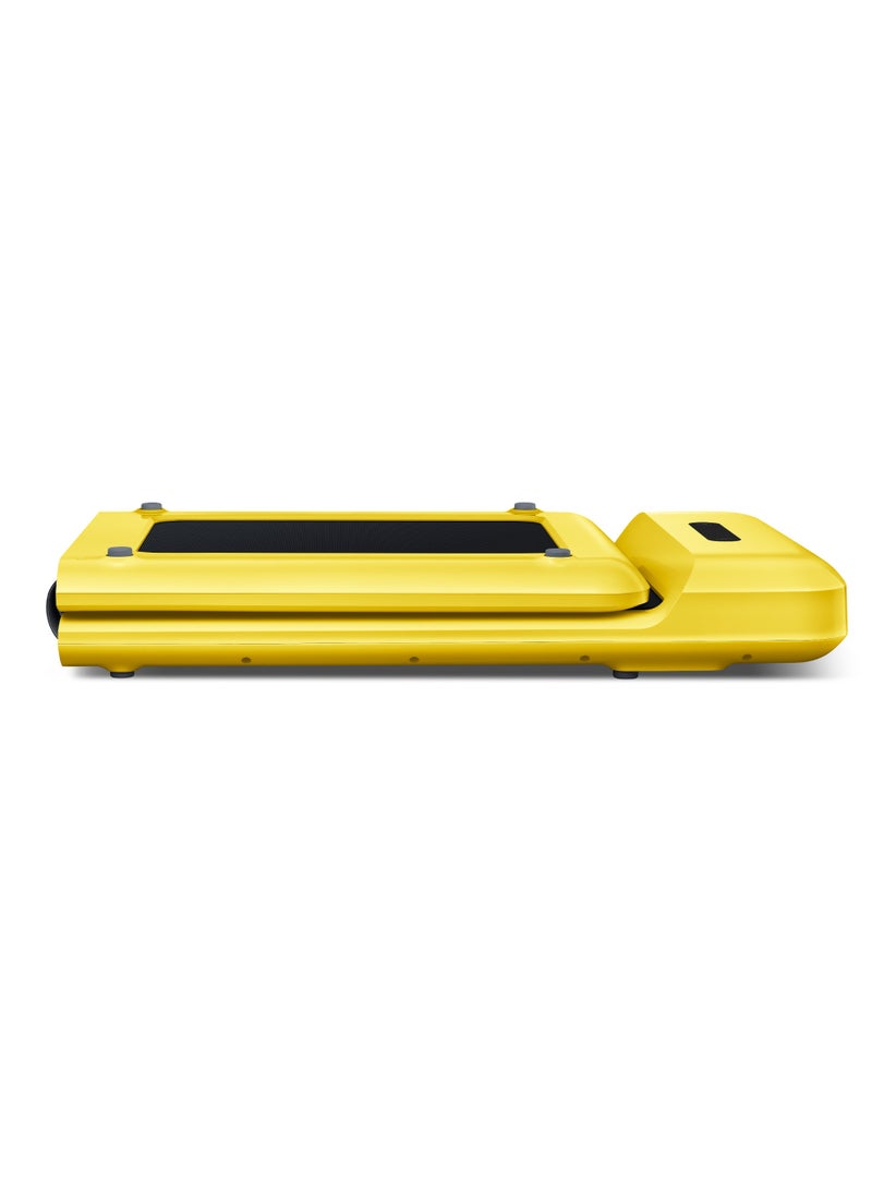 Kingsmith WPS1F WalkingPad C2 | Patented "folding" technology | up to 6 km/h speed range | 25Kg light and flexible | Overload protection | Brushless 1HP DC Motor | upto 100Kg weight capacity | with remote control | Yellow - Image 1