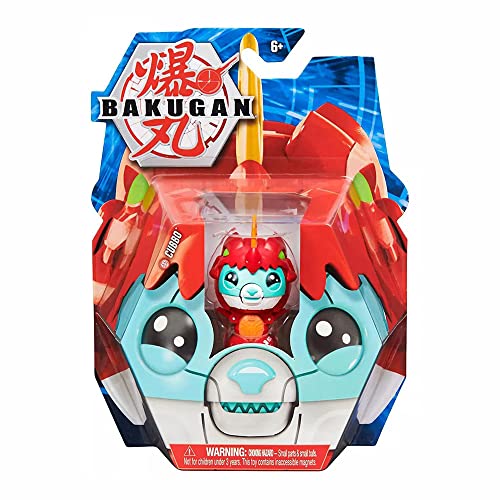Bakugan 2021 Pyrus Cosplay Drago Cubbo 2inch Core Collectible Figure and Trading Cards - Image 1