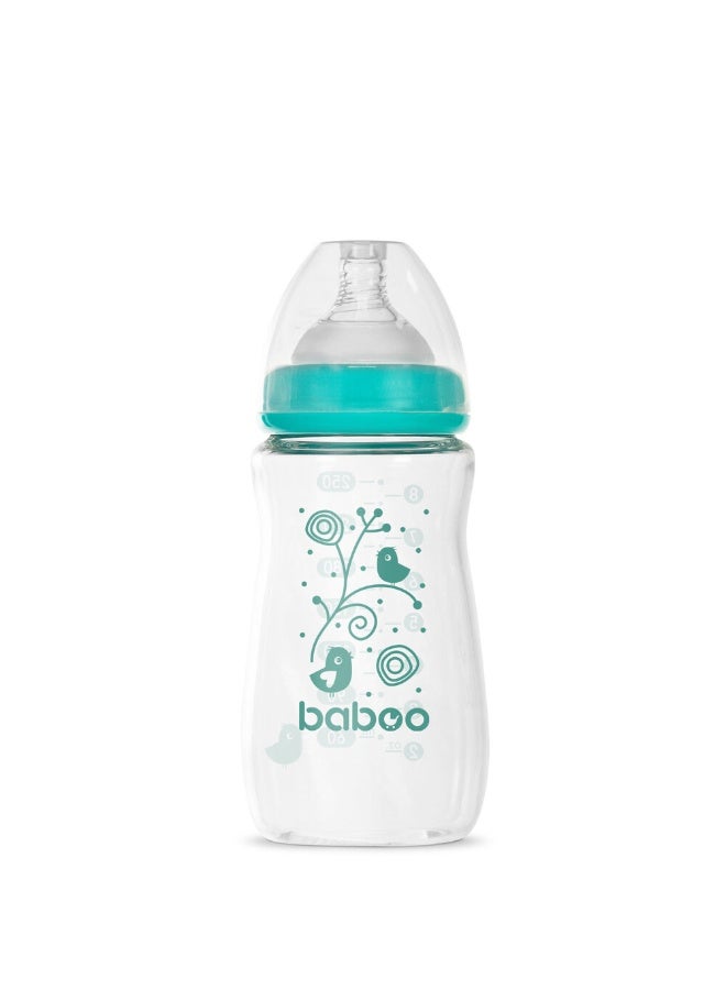 Baboo زجاجة رضاعة مضادة للمغص برقبة واسعة - 250 مل - 3 شهور وما فوق - Image 2