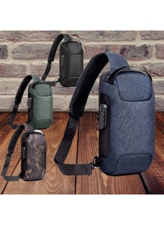 Generic Anti theft Crossbody Sling bag, Shouldernew Backpack, Lightweight Chest Daypack with USB Charging Ports  - Image 4