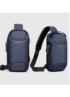Generic Anti theft Crossbody Sling bag, Shouldernew Backpack, Lightweight Chest Daypack with USB Charging Ports  - Image 1