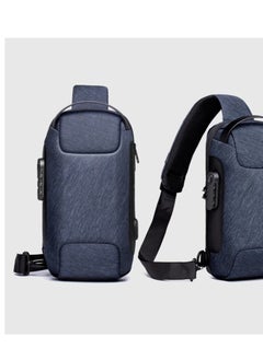 Generic Anti theft Crossbody Sling bag, Shouldernew Backpack, Lightweight Chest Daypack with USB Charging Ports  - Image 3