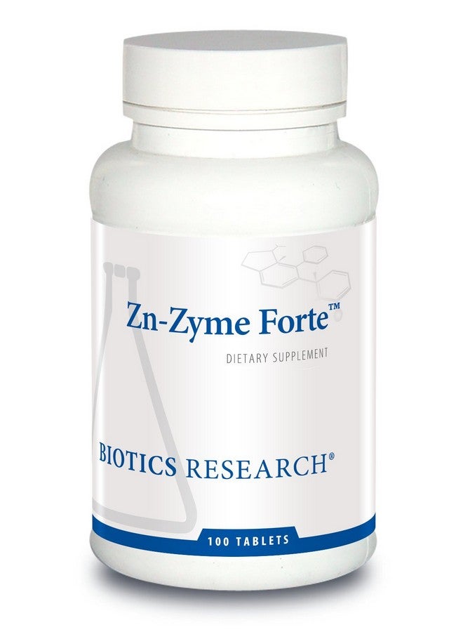 BIOTICS Research Znzyme Forte Zinc Zinc Supplement For Immune System Support 100 T - Image 2