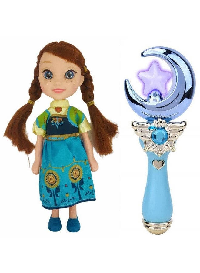 FunBlast FunBlast Doll with Magical Wand with Light & Sound Toys for Babies Musical Toys for Kids 3+ Years Girls & Boys - Color & Design of Dress and Wand May Vary  - Image 1
