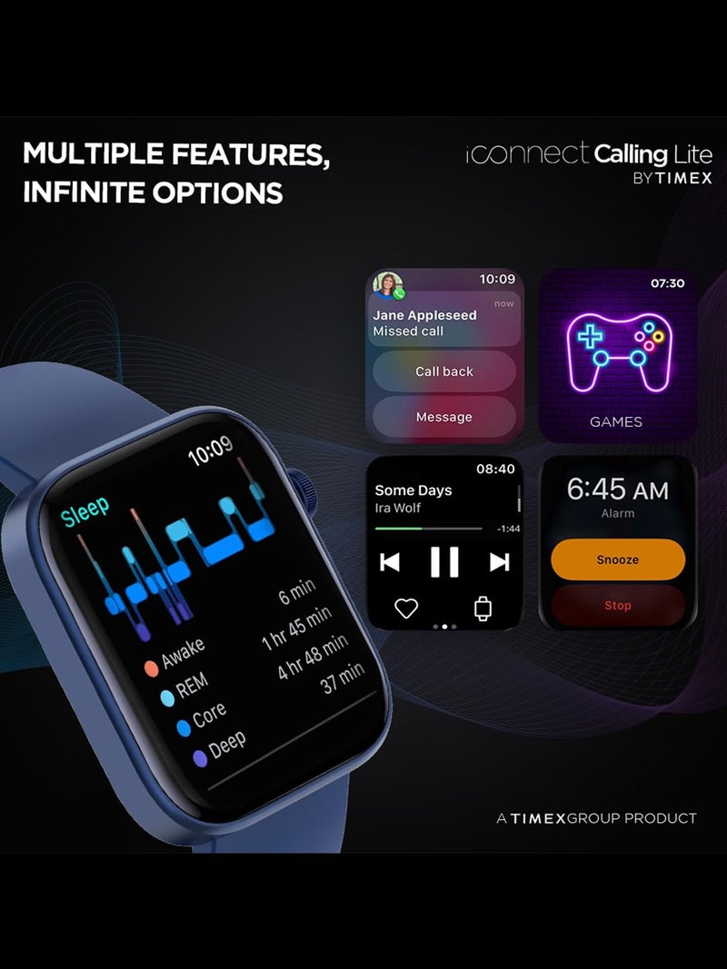 TIMEX iConnect Calling Lite 1.83"(4.6cm) Display and BT Calling Smartwatch for Unisex - TWIXW602T - Image 3