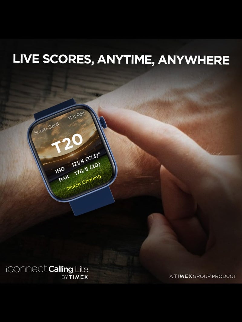 TIMEX iConnect Calling Lite 1.83"(4.6cm) Display and BT Calling Smartwatch for Unisex - TWIXW602T - Image 4