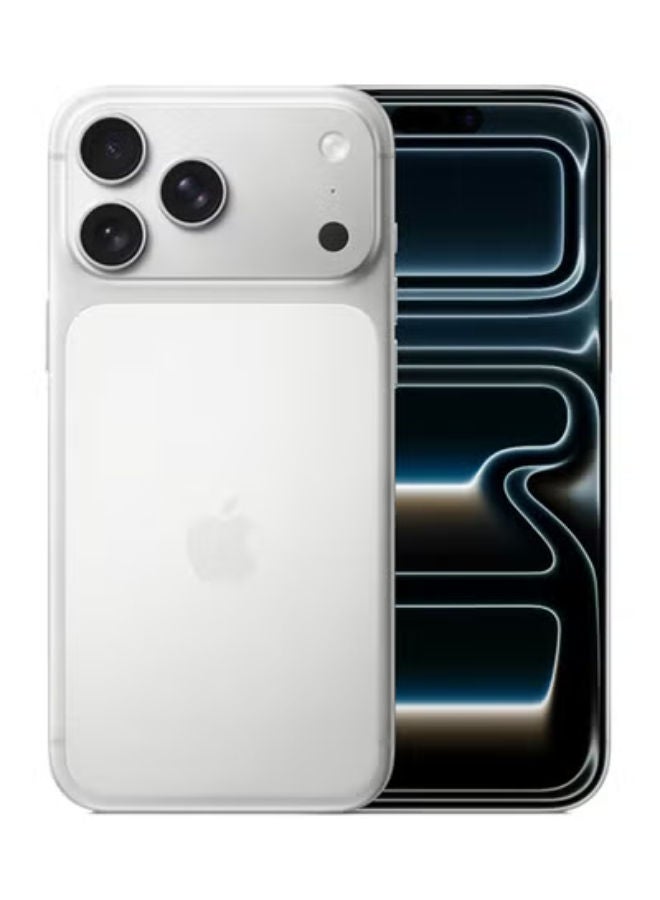 Apple iPhone 17 Pro Max Silver 512 Gigabyte Nano + eSIM 5G  with FaceTime -Middle East Version - Image 1