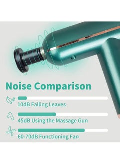 Generic Electric Massage Gun Portable Handheld Muscle Massager Gun Mini Electric Handheld Massagers with LCD Display and 4 Replaceable Massage Heads for Men Women Shoulder Neck and Back Massage  - Image 3