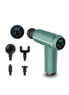 Generic Electric Massage Gun Portable Handheld Muscle Massager Gun Mini Electric Handheld Massagers with LCD Display and 4 Replaceable Massage Heads for Men Women Shoulder Neck and Back Massage  - Image 2