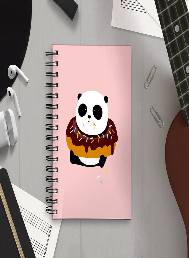 Vprint Quality Unruled Diary Notebook Drawing Pad Planner A5 Size,100 GSM 160 Pages(Panda in Donut) - Image 2