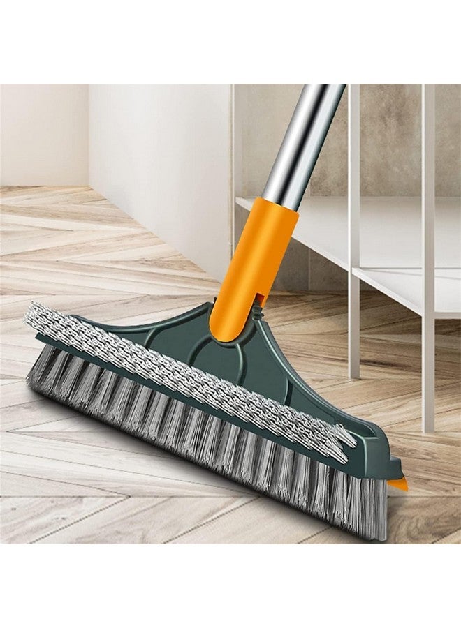 COOFANDY Bathroom Cleaning Brush, with Long Handle 120° Rotate, Floor Scrubber Squeegee Cleaning Supplies, for Bathroom & Kitchen, Multi-Purpose Home Cleaning Accessories - Image 5