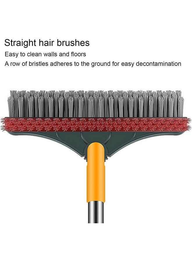 COOFANDY Bathroom Cleaning Brush, with Long Handle 120° Rotate, Floor Scrubber Squeegee Cleaning Supplies, for Bathroom & Kitchen, Multi-Purpose Home Cleaning Accessories - Image 3