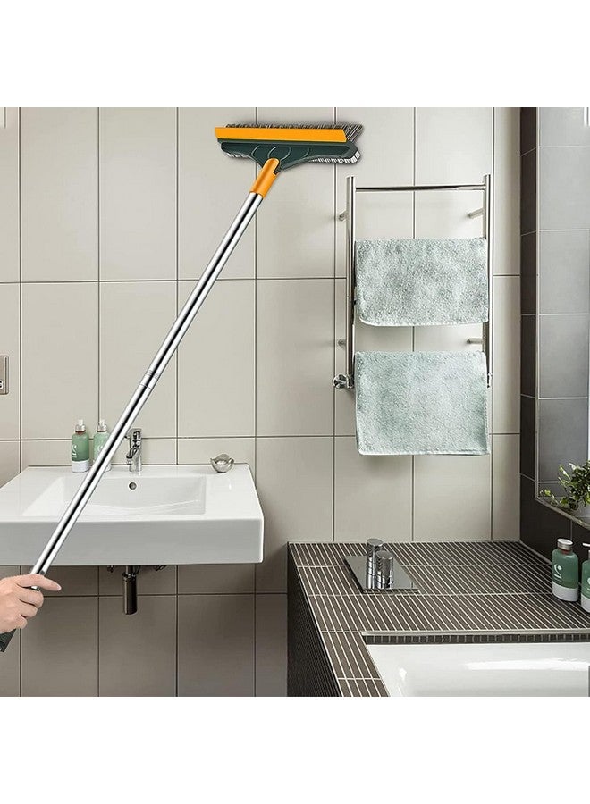 COOFANDY Bathroom Cleaning Brush, with Long Handle 120° Rotate, Floor Scrubber Squeegee Cleaning Supplies, for Bathroom & Kitchen, Multi-Purpose Home Cleaning Accessories - Image 4