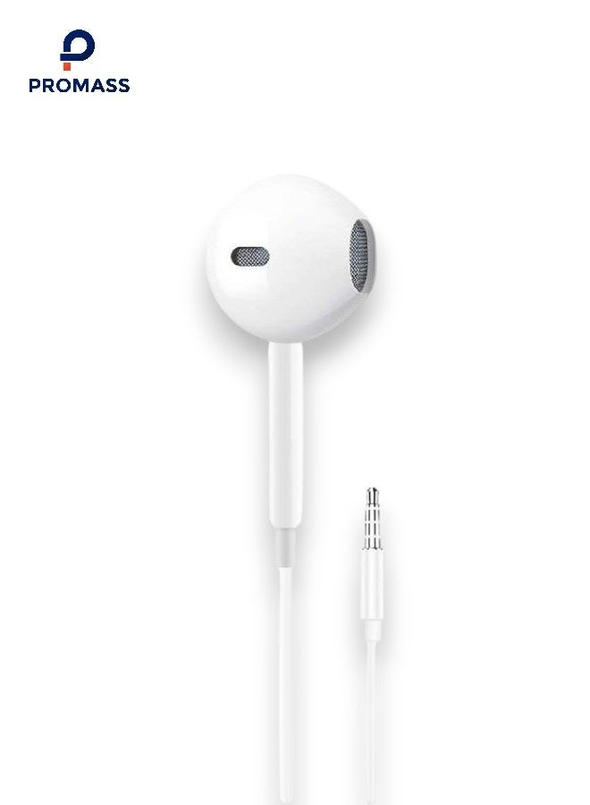 PROMASS wired earphones with microphone and 3.5mm, comfortable earphones suitable for iPhone, computer games, airplane travel, school, Samsung, Android and iPad. - Image 1