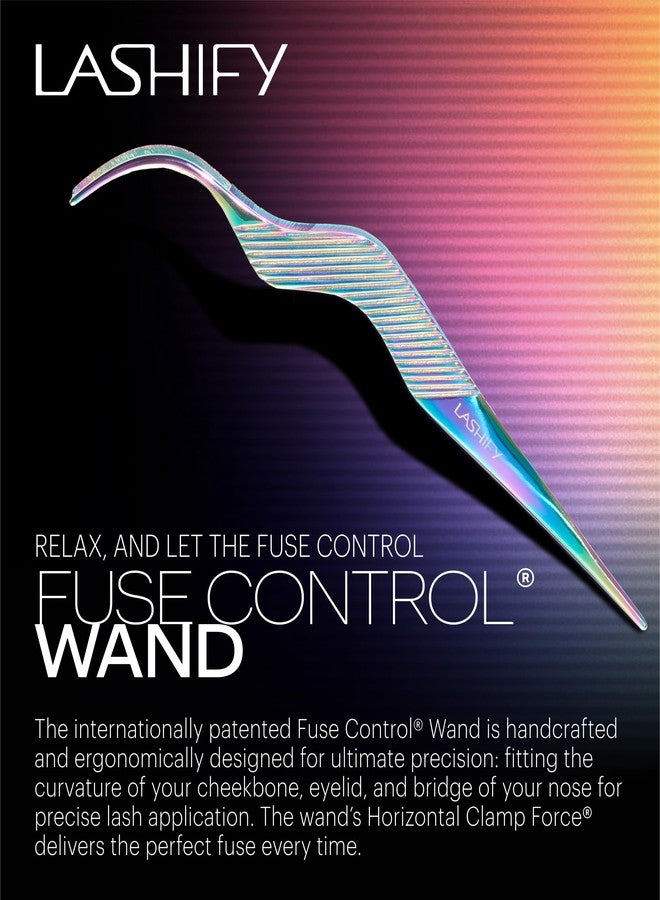 Lashify Fuse Control Wand for False Lashes, The Essential Tool for Salon-Quality Lash Extension Results at Home, Hologram - Image 2