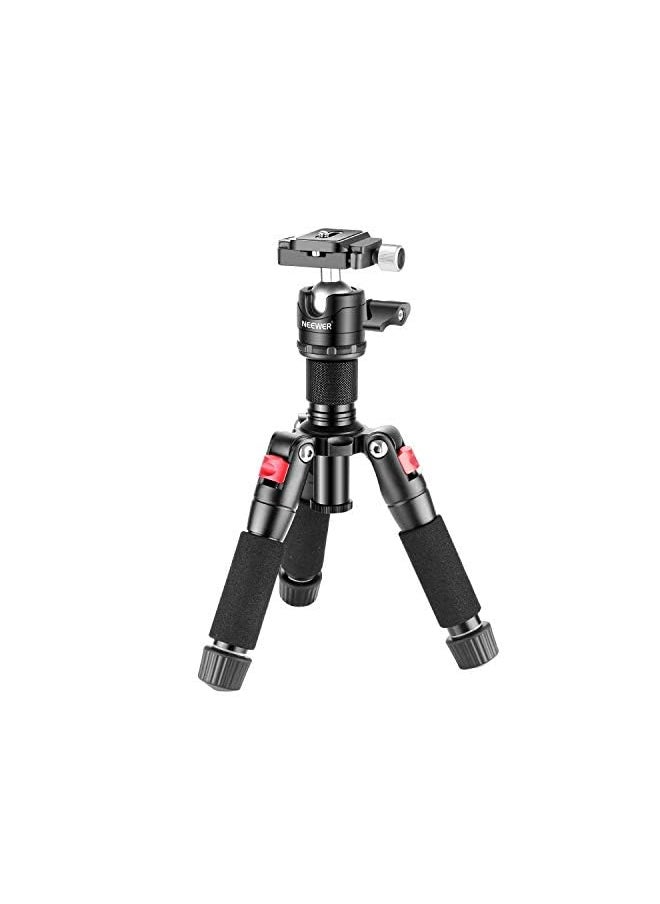 Neewer - Portable Desktop Mini Tripod - Aluminum Alloy 20 Inches/ 50 Centimeters With 360 Degree Ball Head, 1/4 Inch Quick Shoe Plate For Dslr Camera Video Camcorder, Load Up To 11 Pounds/5 Kilograms - Image 1